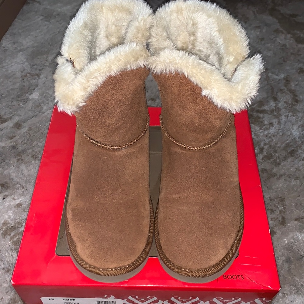 Style & Co. Winter Tinytan Chestnut Boots (Size 8)